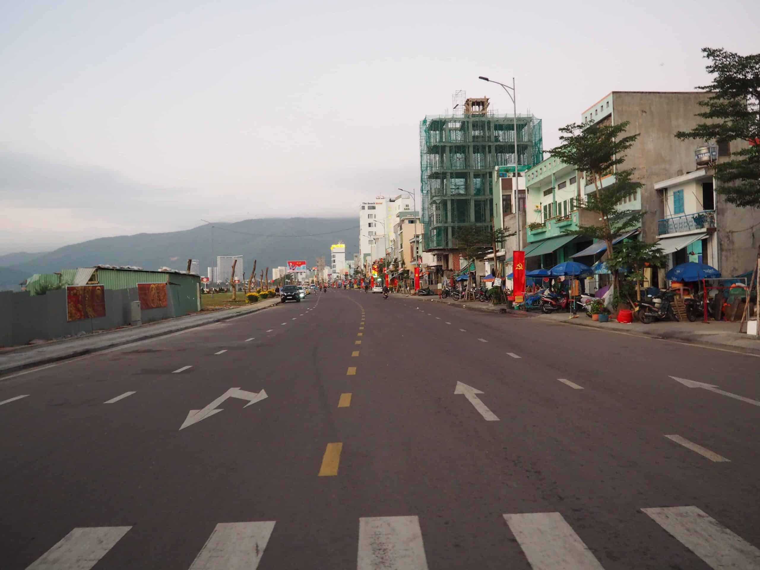 Empty street - Quy Nhon, Vietnam