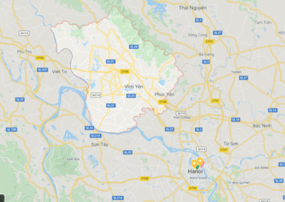 vĩnh phúc- province sijaitsee Hanoin pohjoispuolella.